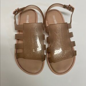 Mini Melissa Glitter Sandals